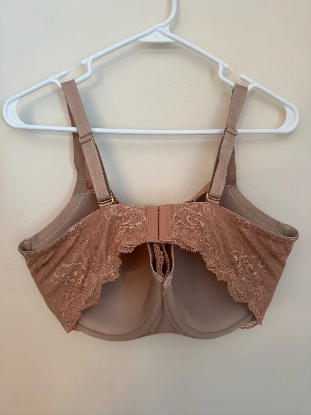 ThirdLove 24/7 Lace Balconette Bra Women’s Size 40F Underwire Bronze Brown Nude - Picture 2 of 10